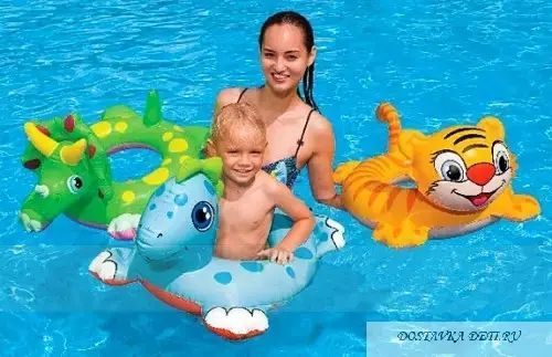Детский надувной круг Лев Надувной круг для детей Intex 00013172 фото