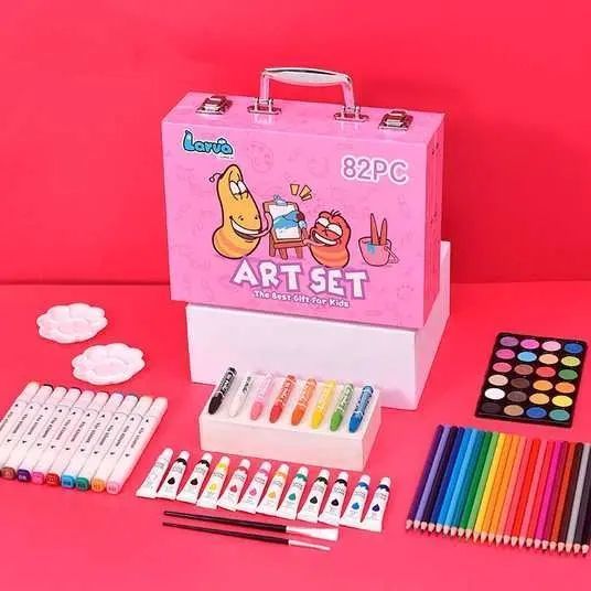 Набір юного художника для малювання та творчості Art Set на 82 предмети 00016025 фото