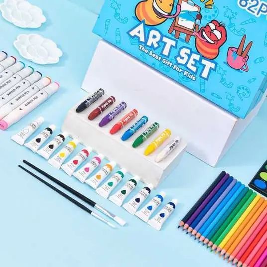 Набір юного художника для малювання та творчості Art Set на 82 предмети 00016025 фото