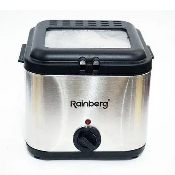 Фритюрница для дома Rainberg RB-2219 с терморегулятором и съемной чашей электрофритюрница мини фритюрница 00018655 фото