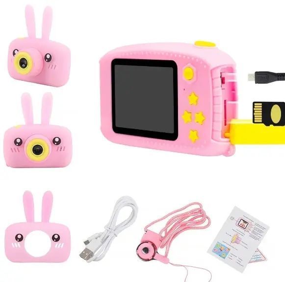 Дитячий фотоапарат Smart Kids Camera цифрова фотокамера, дитяча камера для фото жовтий 00016065 фото