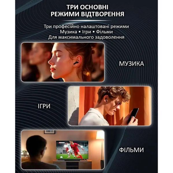 Бездротові навушники LX-10 TWS Earbuds з LED дисплеєм Bluetooth бездротові навушники затички. Колір: чорний 00023818 фото