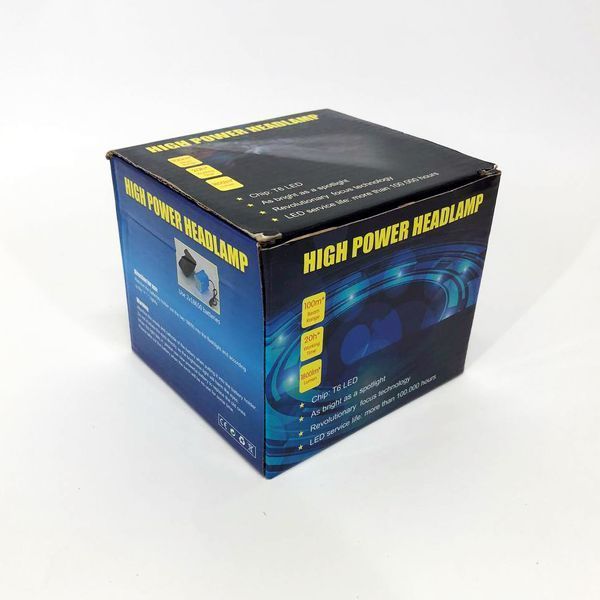 Налобный фонарь Bailong BL-T24-P50 аккумуляторный LED/Zoom 3 режима работы, фонарь на голову для рыбалки 00022894 фото