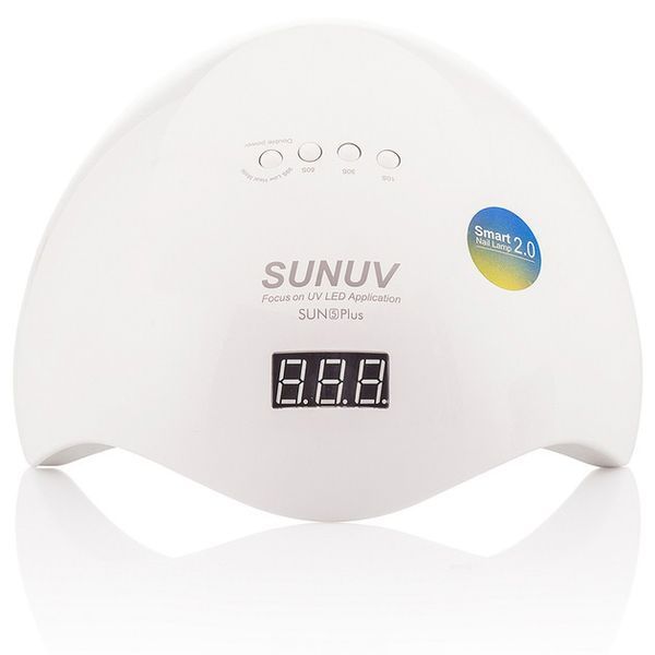 Лампа SUNUV SUN 5 PLUS 48W WHITE UV/LED для полімеризації, Професійна лампа для нігтів з таймером 00014478 фото