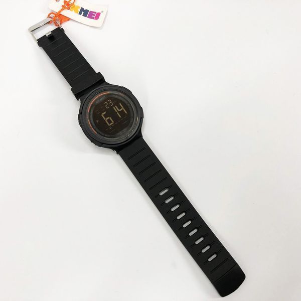 Часы наручные мужские SKMEI 1841BK BLACK, для военнослужащих, тактические противоударные. Цвет: черный 00022138 фото