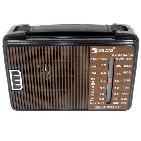 Радиоприемник GOLON RX-608 всеволновый на батарейках + поддержка USB/microSD/MP3/WMA 00017302 фото