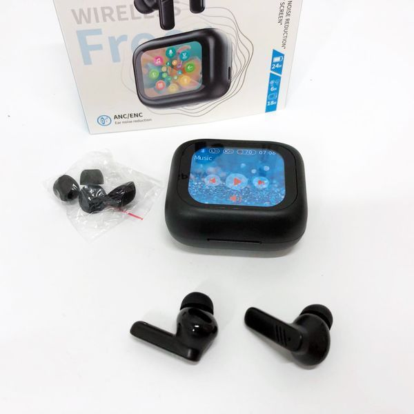 Бездротові навушники LX-10 TWS Earbuds з LED дисплеєм Bluetooth бездротові навушники затички. Колір: чорний 00023818 фото