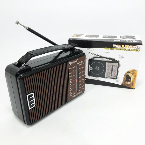 Радиоприемник GOLON RX-608 всеволновый на батарейках + поддержка USB/microSD/MP3/WMA 00017302 фото