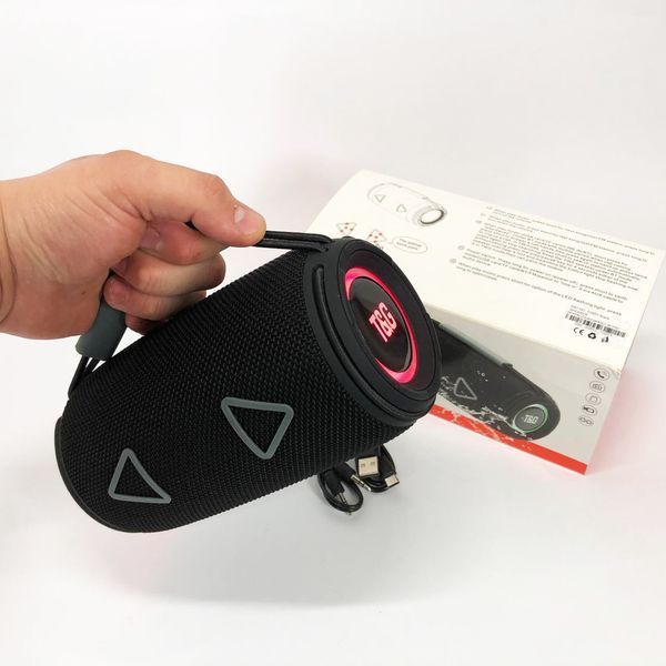 Bluetooth-колонка TG657 с RGB подсветкой 1500 mAh, Bluetooth колонка для хорошей музыки. Цвет: черный 00017243 фото