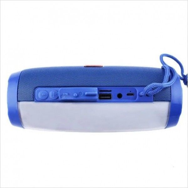 Портативная bluetooth колонка влагостойкая TG157 Pulse с разноцветной подсветкой. Цвет: синий 00017605 фото