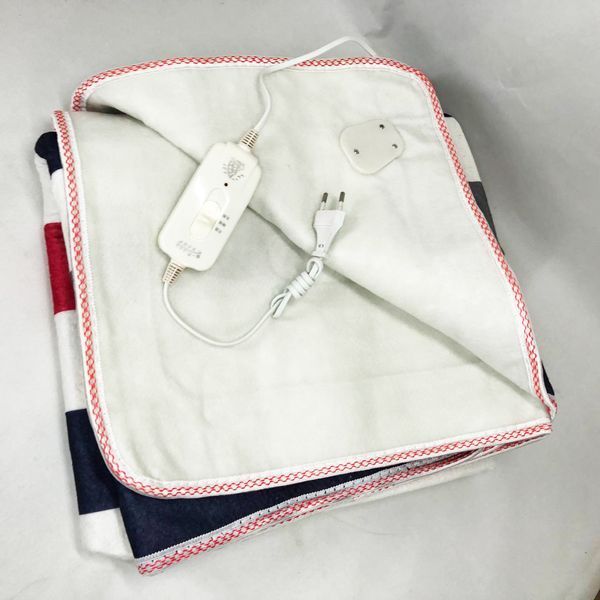 Електропростирадло електричне простирадло з підігрівом Electric Blanket 180х150см смужка 00013698 фото
