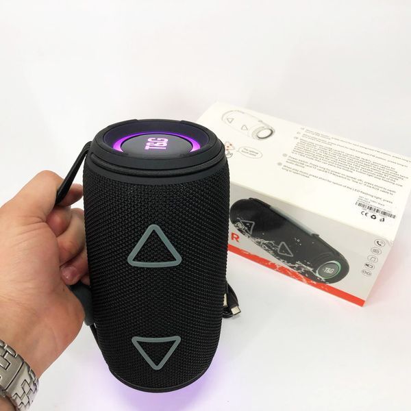 Bluetooth-колонка TG657 с RGB подсветкой 1500 mAh, Bluetooth колонка для хорошей музыки. Цвет: черный 00017243 фото