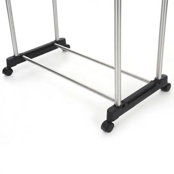 Телескопическая стойка-вешалка для одежды - Double Pole Clothes Horse 00012782 фото