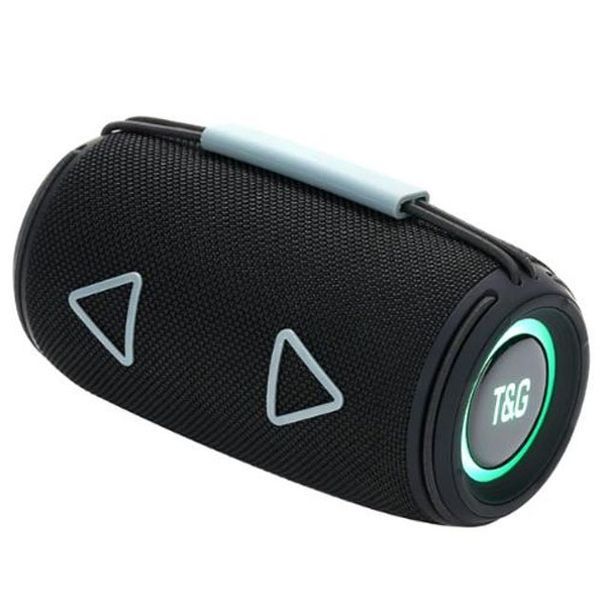 Bluetooth-колонка TG657 с RGB подсветкой 1500 mAh, Bluetooth колонка для хорошей музыки. Цвет: черный 00017243 фото