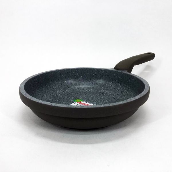 Сковорода Con Brio CB-2026 Eco Granite Premium 20 см, Сковорода для дома качественная. Цвет: серый 00020247 фото