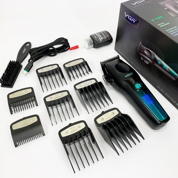Акумуляторна машинка для стрижки VGR V-195 GREEN 00014836 фото