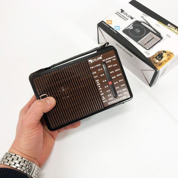 Радиоприемник GOLON RX-608 всеволновый на батарейках + поддержка USB/microSD/MP3/WMA 00017302 фото