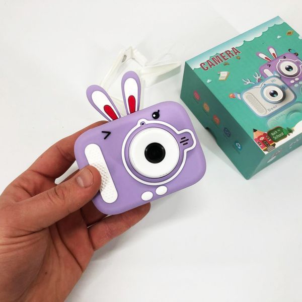 Дитячий цифровий фотоапарат X900 Rabbit Колір: фіолетовий 00016325 фото