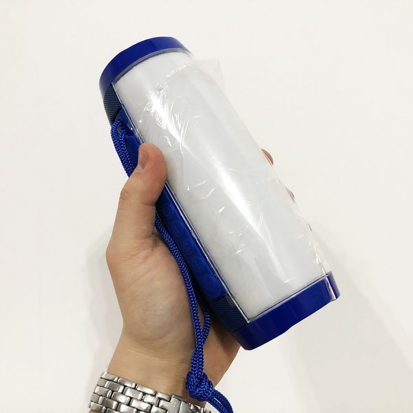 Портативная bluetooth колонка влагостойкая TG157 Pulse с разноцветной подсветкой. Цвет: синий 00017605 фото