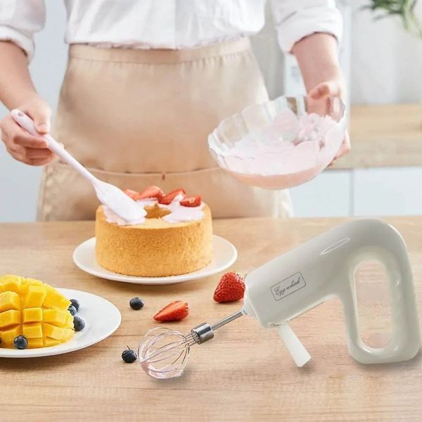 Міксер ручний для яєць UKC Egg-Whisk з трьома швидкостями 20Вт 00021319 фото