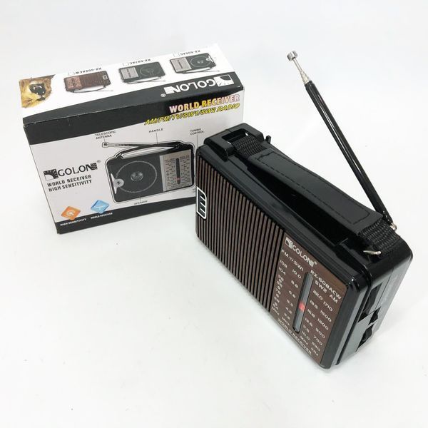 Радиоприемник GOLON RX-608 всеволновый на батарейках + поддержка USB/microSD/MP3/WMA 00017302 фото