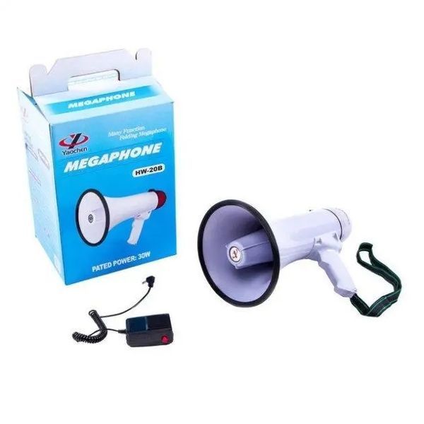 Рупорний гучномовець мегафон UKC MEGAPHONE HW 20B 00017865 фото