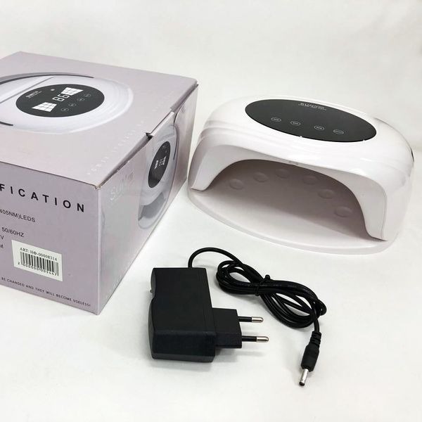 Лампа для нігтів LED+UV Lamp SUN Y30, Лампа потужна для сушіння гель-лаку, Світлодіодне світло для нігтів 00014363 фото