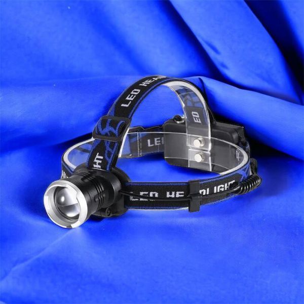 Налобный фонарь Bailong BL-T24-P50 аккумуляторный LED/Zoom 3 режима работы, фонарь на голову для рыбалки 00022894 фото