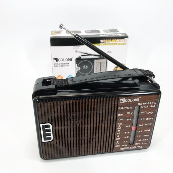 Радиоприемник GOLON RX-608 всеволновый на батарейках + поддержка USB/microSD/MP3/WMA 00017302 фото