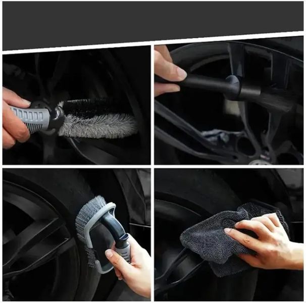 Набір для миття та детейлінгу автомобіля Flex Drive, 9 в 1 00017200 фото