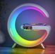 Лампа G11 Smart Light 4в1 з Bluetooth колонкою будильником та бездротовою зарядкою 00022496 фото 1