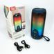 Bluetooth-колонка TG651 с RGB ПОДСВЕТКОЙ, аккумуляторная колонка для музыки, для вечеринки. Цвет: синий 00017719 фото 7