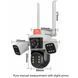 Камера IP спостереження Wifi 16 Мп 10-Х ZOOM вулична поворотна 00017349 фото 6