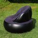 Надувное кресло AIR SOFA / Надувное велюровое кресло 80&times;80&times;67см Темно-сиинй G6827/3 фото 3