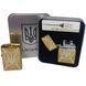 Дуговая электроимпульсная USB зажигалка Украина (металлическая коробка) HL-446. Цвет: золотой 00023033 фото 14