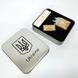 Дуговая электроимпульсная USB зажигалка Украина (металлическая коробка) HL-446. Цвет: золотой 00023033 фото 2