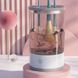 Електричний очищувач пензлів для макіяжу Cleaning Brush 2 в 1 підставка для чищення та сушіння косметичних пензликів 00014595 фото 2