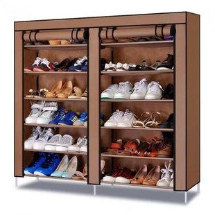 Тканевый шкаф для хранения обуви Shoe Cabinet 118х30х120 см 00014074 фото