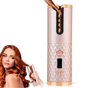 Плойка авто-бигуди для завивки волос, беспроводной Ramindong Hair curler. Цвет: розовый 00015295 фото