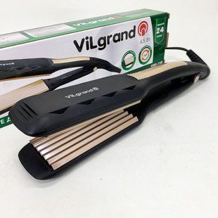 Плойка-гофре для волос ViLgrand VHS-110. Цвет: золотой 00014887 фото
