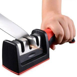 Профессиональная Ручная Точилка для ножей 3 уровня заточки Fast Sharpener RS-168 00019073 фото