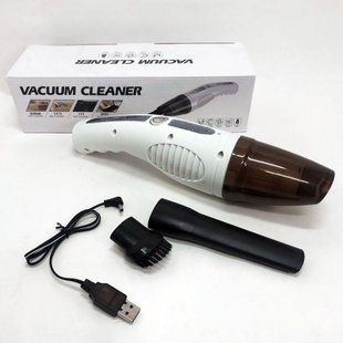 Пылесос автомобильный Car Vacuum Cleaner HY05 на АККУМУЛЯТОРЕ. Цвет: белый 00016770 фото