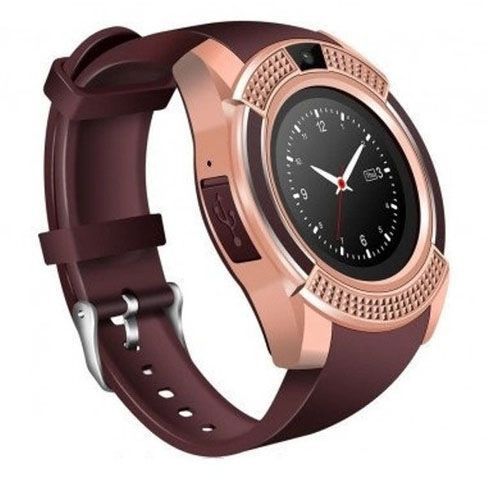 Умные смарт-часы Smart Watch V8. Цвет: золотой 00022429 фото