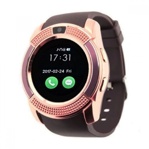 Умные смарт-часы Smart Watch V8. Цвет: золотой 00022429 фото