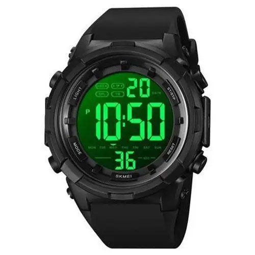 Часы наручные мужские SKMEI 1845BK BLACK, водонепроницаемые мужские часы. Цвет: черный 00022139 фото