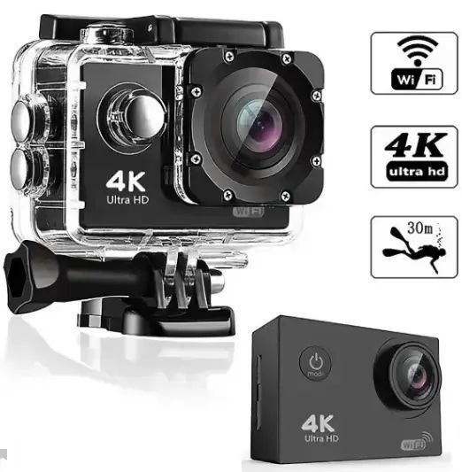 ЕКШН-КАМЕРА 4K Action Camera WI-FI 16 MPX WI-FI 00018133 фото