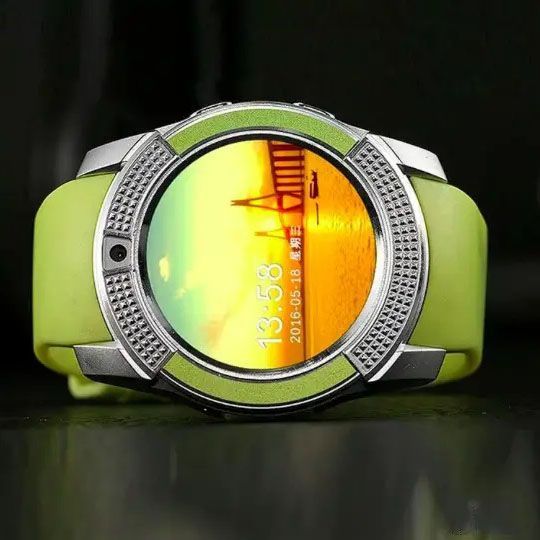 Розумні смарт-годинник Smart Watch V8. Колір: зелений 00022480 фото