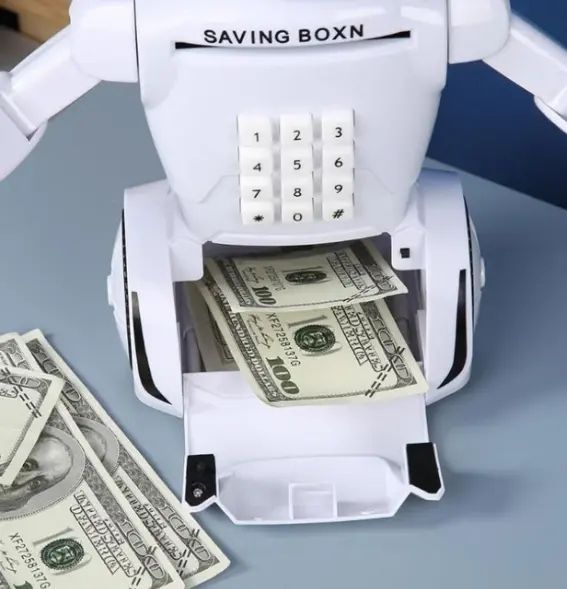Банкомат музичний робот скарбничка Saving boxn 00016405 фото