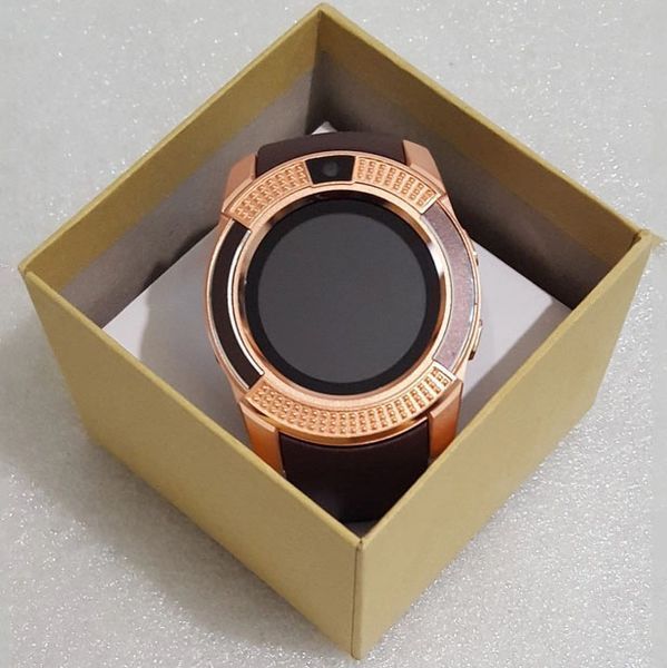 Умные смарт-часы Smart Watch V8. Цвет: золотой 00022429 фото