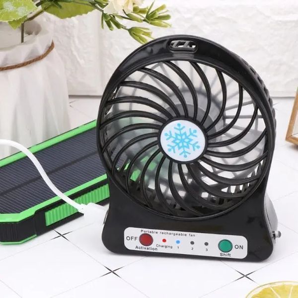 Мини вентилятор mini fan с аккумулятором 00018606 фото